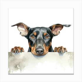 Doberman Pinscher 7 Canvas Print