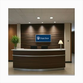 Default Create Unique Design Of Hospital Front Desk Wall Art 3 Canvas Print