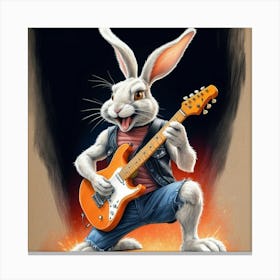 Bunny Rocker 4 Canvas Print