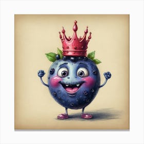 Blueberry King 5 Canvas Print