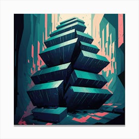 Tower Of Blocks 1 Canvas Print