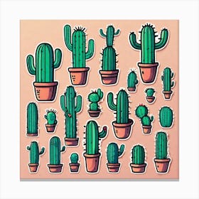 Cactus 63 Canvas Print