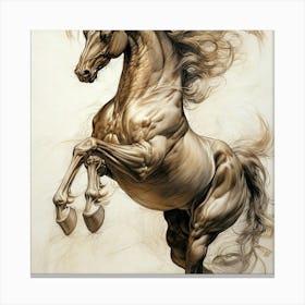 Horse Galloping Canvas Print