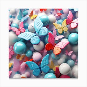 Colorful Butterflies 16 Canvas Print