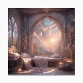 Fairytale Bedroom Canvas Print