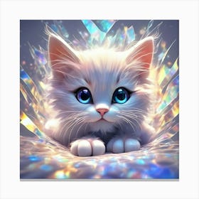 Cute Kitten 19 Canvas Print