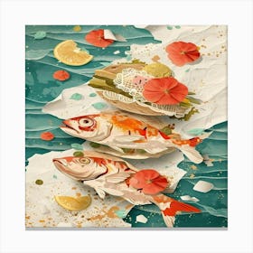 Koi Fish Canvas Print