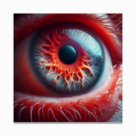 Red Eye Canvas Print