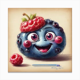 Blueberry 10 Canvas Print