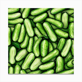 Cucumbers 21 Canvas Print