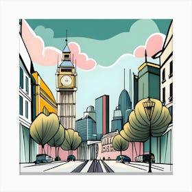 Big Ben In London Canvas Print