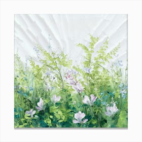 Flowers Illustration 2 Canvas Print