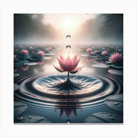 Lotus Flower Canvas Print