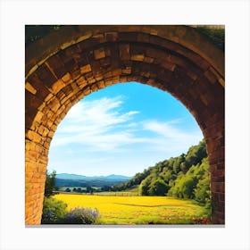 Archway To The Countryside Canvas Print