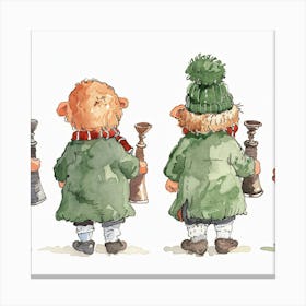 Irish Gnomes Canvas Print