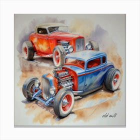 FM-10 OLD RODS Canvas Print