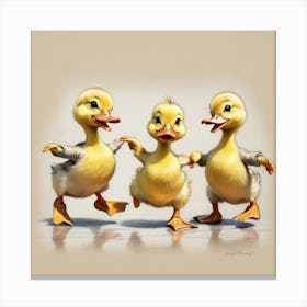 Ducklings 29 Canvas Print