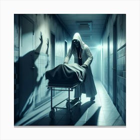 Ghost In The Hallway Canvas Print
