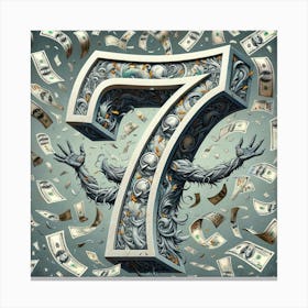 Seven Seven Seven Canvas Print