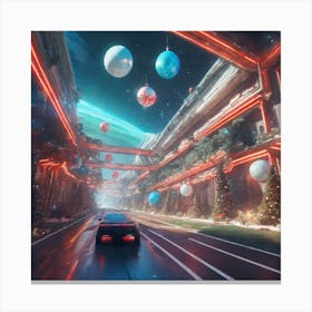 Futuristic City 9 Canvas Print