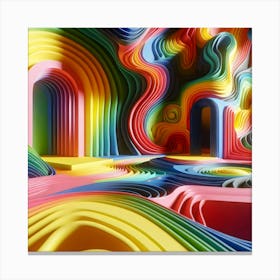 Rainbow Room Canvas Print