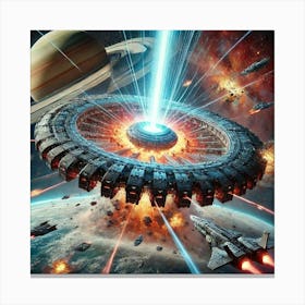 Strategic Planetary Strikes 1024x1024 Canvas Print