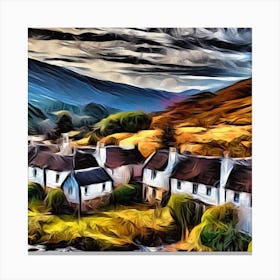 Scottish Highlands Village Series 2 Canvas Print