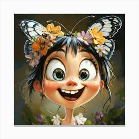 Fairy Tale Girl Canvas Print