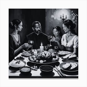 Dinner Party Canvas Print