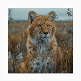Cute Lynx Canvas Print