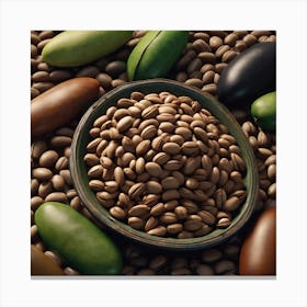 Coffee Beans 289 Canvas Print