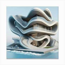 Futuristic House 1 Canvas Print