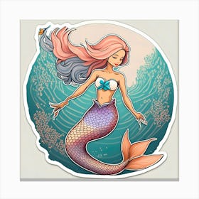 Mermaid 2 Canvas Print