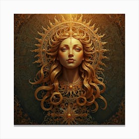 Goddess Of The Sun Canvas Print