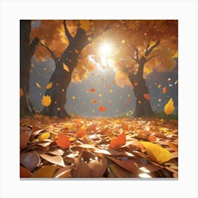 Autumn Leaves Canvas Print