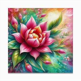 Lotus Flower Canvas Print