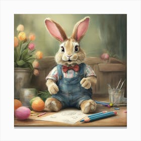 Easter Bunny 3 Canvas Print