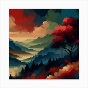 Landscape Painting 278 Canvas Print