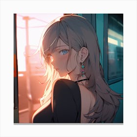 Anime Girl 28 Canvas Print