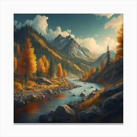 Autumn Landscape 2 Canvas Print