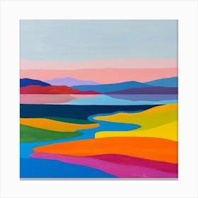 Abstract Travel Collection Lake Titicaca Bolivia Peru 4 Canvas Print