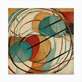 Abstract Circles 40 Canvas Print