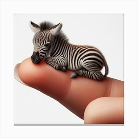 Zebra Canvas Print