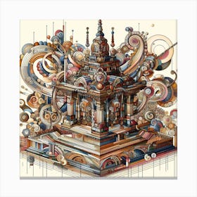 Temple Canvas Print