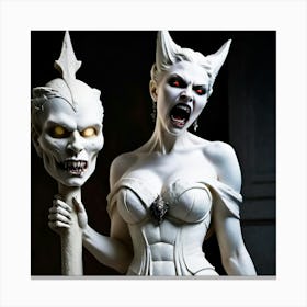 Demon Woman Canvas Print