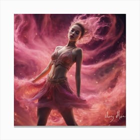 Cosmic dance Canvas Print