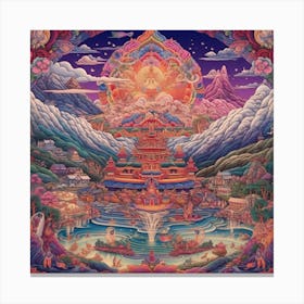 Tibetan Temple 1 Canvas Print