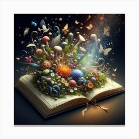 Book Of Magic 1 Canvas Print