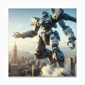 Gundam 00 Canvas Print