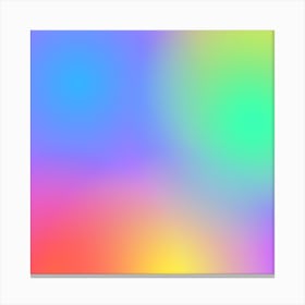 Rainbow Abstract Background Canvas Print